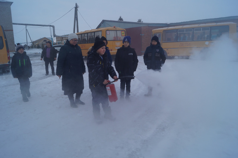 В Кошки-Куликеевской школе прошли учения по пожарной безопасности