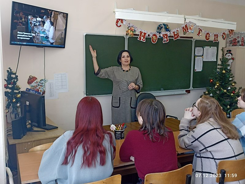 В гимназии продолжается цикл просветительских лекций о достижениях Чувашской Республики в рамках проекта Российского общества «Знание»
