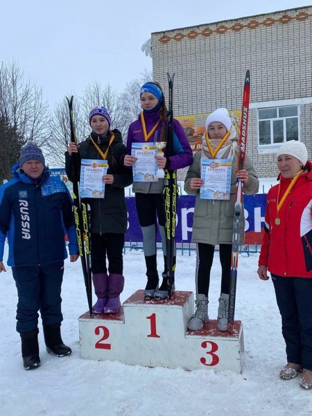 Сметанина Мария - призер районных соревнований по лыжам