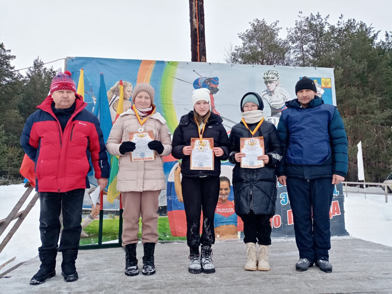 Прошли соревнования по лыжным гонкам