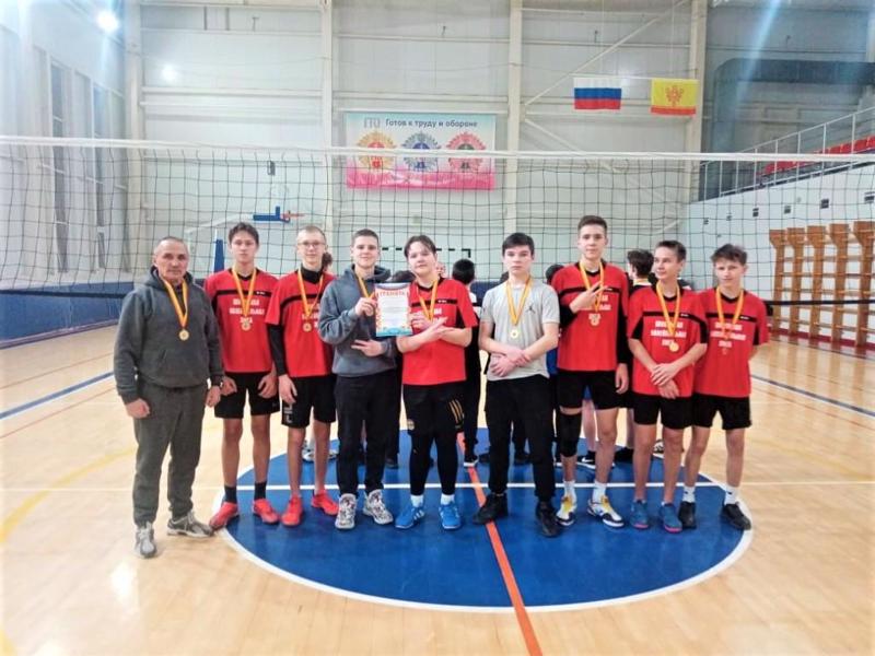 Волейбольная команда юношей – победитель Чемпионата ШВЛ.