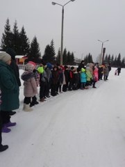 Учебная тренировка по эвакуации людей  на случай пожара в школе.