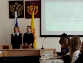 Девочки приняли участие в научно-практической конференции