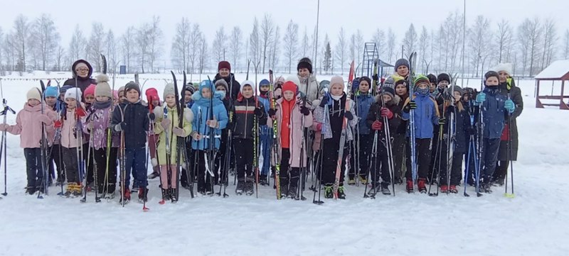 Лажные гонки в рамках месячника оборонно-массовой, спортивной и патриотической работы.