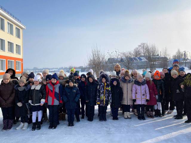 В школе прошла учебная пожарная эвакуация