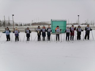 Соревнование по лыжным гонкам в рамках месячника- оборонно-массовой и спортивной работы