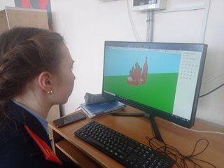 На уроках информатики создают дизайн-проекты 3 д моделей архитектурных памятников Комсомольского района