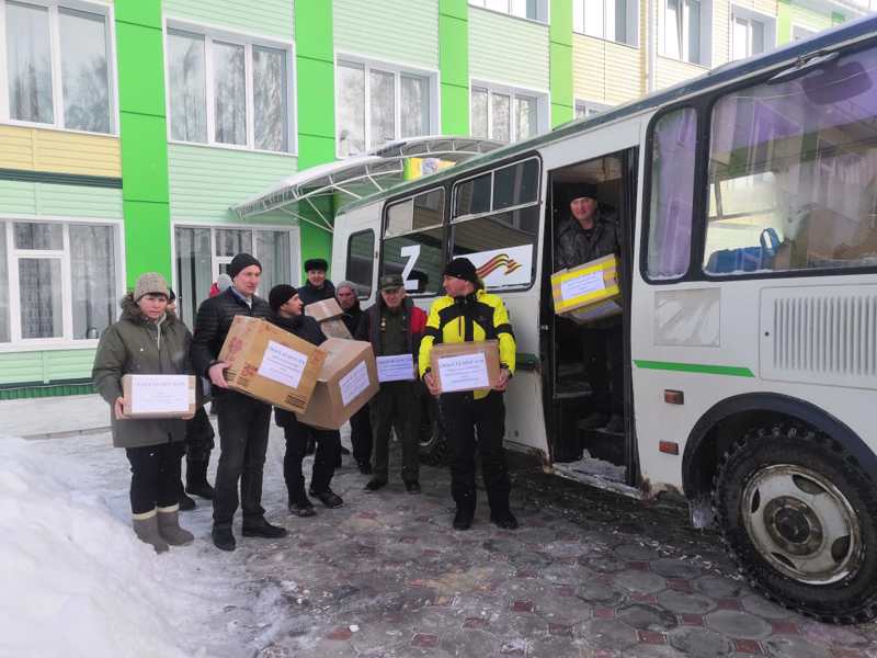 Сбор гуманитарной помощи военнослужащим.