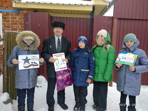 Поздравление ветерана педагогического труда Трофимова Г.В.