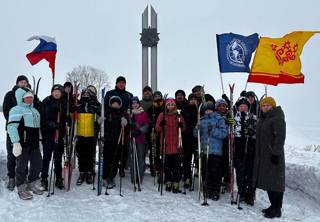 Учащиеся Янтиковской школы стали участниками традиционного лыжного похода