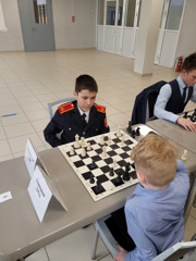 Команда Яльчикской школы на региональном этапе открытых Всероссийских соревнований по шахматам «Белая ладья»