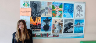 Персональная выставка творческих работ ученицы 7 класса Андреевой Анастасии