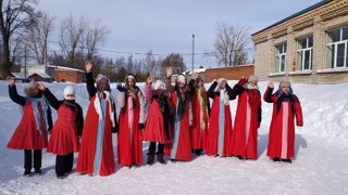 Учащиеся 5-7 классов стали участниками праздника "Широкая Масленица"