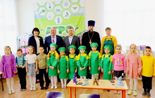 Открытие агролаборатории в детском саду "Солнышко" села Яльчики