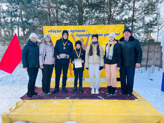 Лыжная эстафета на призы районной газеты "Касал ен"