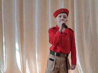 🎤Ученик 3 Б класса, Горячев Александр, принимает участие во II Республиканском вокальном конкурсе "Звонкие голоса"! 🎶