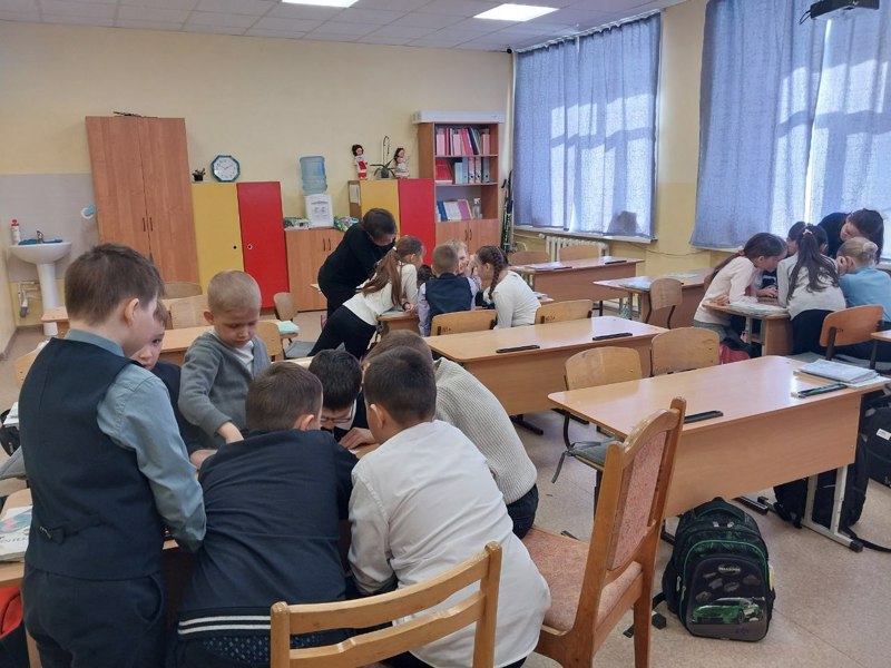 В рамках предметной недели прошло внеклассное  занятие в классном содружестве 3в Г.П. Терентьевой