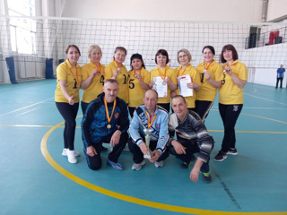 Победители и призеры турнира по волейболу  среди первичных профсоюзных организаций