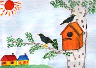 Конкурс рисунков «Птицы наши друзья»