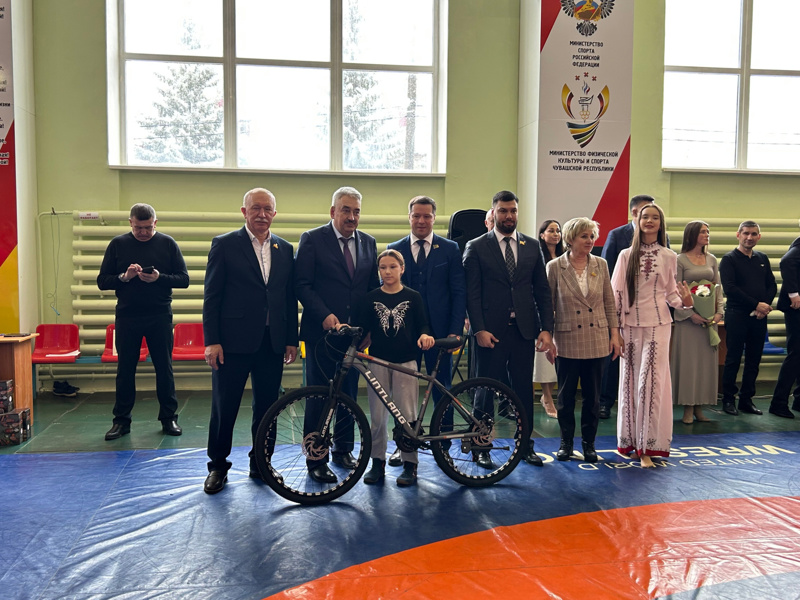 Спортсменам Чувашской Республики вручены велосипеды за высокие результаты