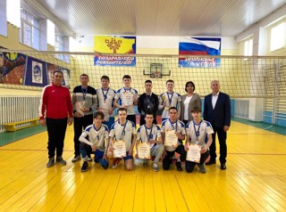 Третье место в чемпионате Чувашской Республики по волейболу