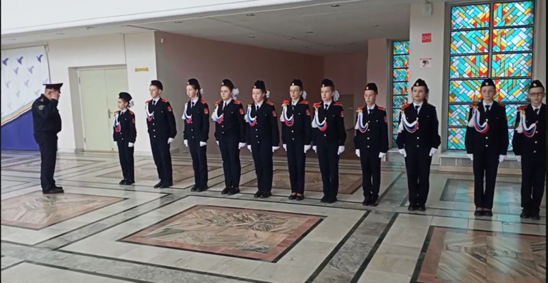 Кадеты Яльчикской школы приняли участие в республиканском конкурсе "Юный патриот"