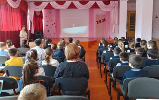 В школе прошли мероприятия по теме «108 минут, которые изменили мир» в честь 90-летия со Дня рождения Юрия Гагарина