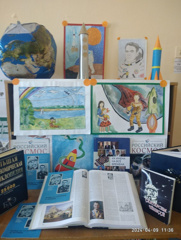 В библиотеке открылась выставка «Дорога в космос»