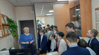Пятиклассники в Ядринском муниципальном архиве