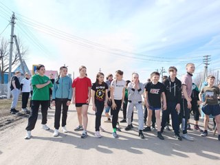 В Новошимкусской школе состоялось открытие летнего спортивного сезона