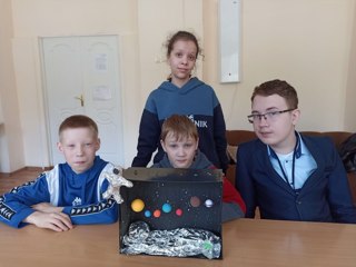 Пятиклассники Шумерлинской школы-интерната сделали первый шаг на пути изучения космоса