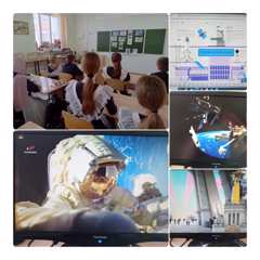 Сегодня в 6Б классе прошло профориентационное занятие " Россия космическая: узнаю о профессиях и достижениях в космической отрасли"