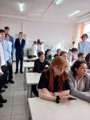 Учащиеся 9А класса посетили Новочебоксарский химико- механический техникум в рамках профминимума "Россия - мои горизонты "