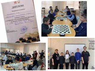 Юные шашисты Стемасской основной школы заняли 3 место в республиканском фестивале «Чудо-шашки».