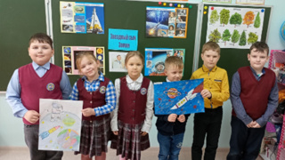 В 1 классе МБОУ "Алтышевская ООШ"прошёл классный час «12 апреля – День космонавтики».