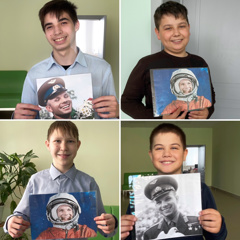 Наполним ленту улыбками, а сердца — гордостью за первого космонавта Земли Юрия Гагарина!🚀