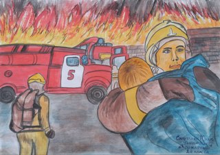Подведены итоги конкурса рисунков «Я - пожарник»