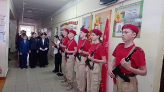 Открытие патриотической акции «Часовой у Знамени Победы»