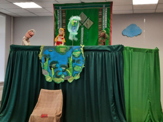 Чувашский театр кукол в гостях у детского сада