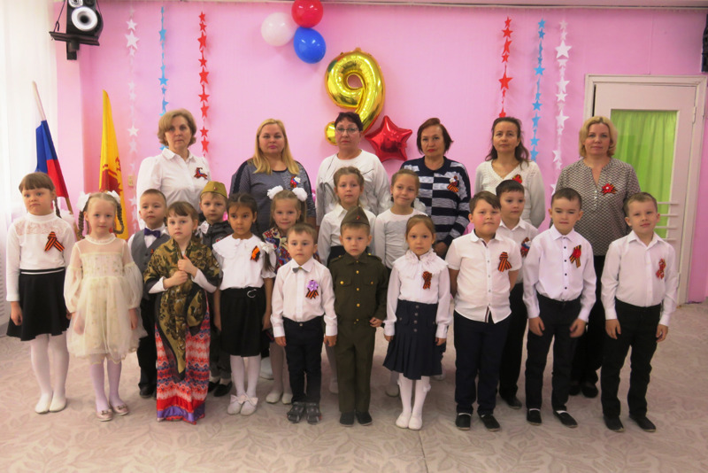 В детском саду прошел конкурс чтецов, посвященный 79-ой годовщине Победы в Великой Отечественной войне