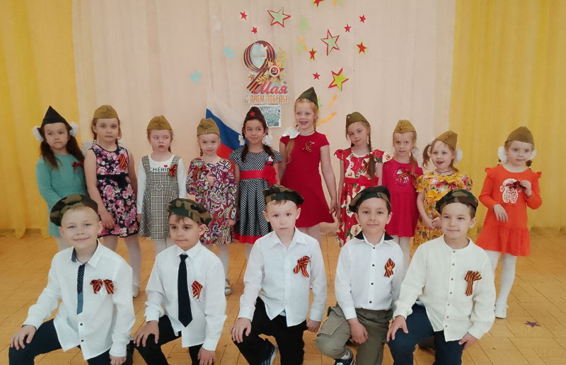 В детском саду прошли мероприятия, посвященные ко Дню Победы.