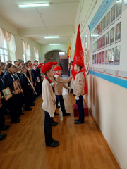В Гимназии прошла торжественная линейка, посвященная Дню Победы в Великой Отечественной войне