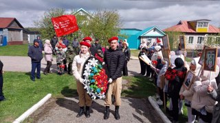В селе Байдеряково состоялся митинг, посвященный 79-й годовщине победы в Великой Отечественной войне