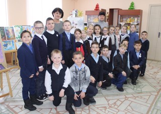 Обучающиеся 2 «а» класса  МБОУ «Яльчикская СОШ» посетили выставку «Свет рождества»