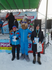 Наши лыжники – на «Рождественской гонке»