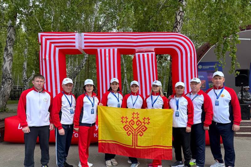 Команда Чувашии участвует в Всероссийском Фестивале ГТО