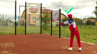 Методический ролик: Метание теннисного мяча в цель с дистанции 5 или 6 метров.