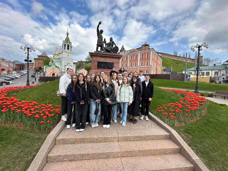14 мая обучающиеся 8 Б класса посетили Нижний Новгород.