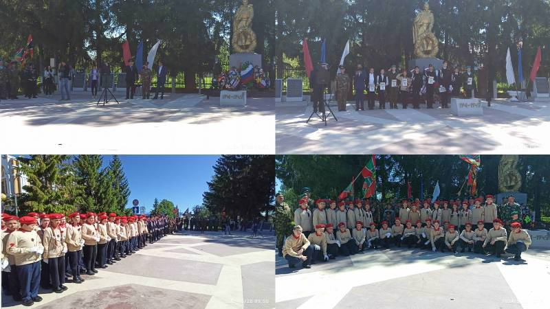 Гимназисты приняли участие на торжественном митинге, посвященном 106-й годовщине со дня образования Пограничной службы России.