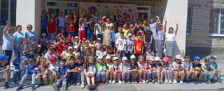 Открытие пришкольного  оздоровительного  учреждения «Смешарики» с дневным пребыванием детей при МБОУ «Москакасинская СОШ»